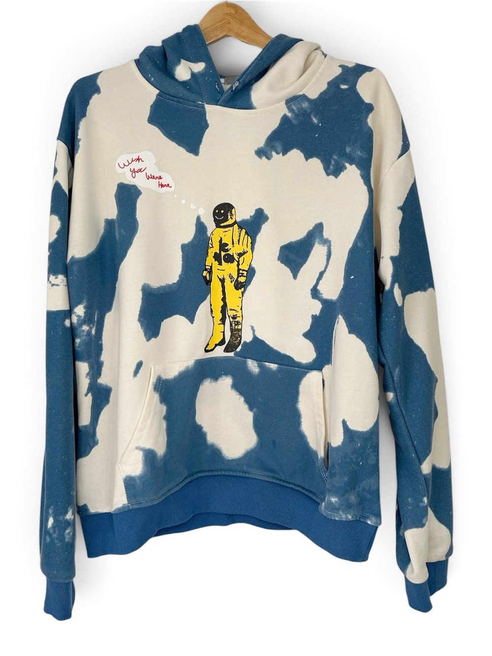 Travis Scott Astroworld Wish You Were Here Blue Clouds Hoodie